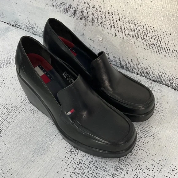 VINTAGE TOMMY HILFIGER MARY JANE WEDGE 1990’s - Picture 3 of 7